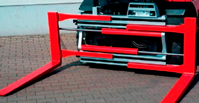 Forklift clamps