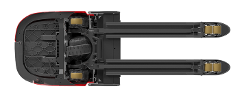 Mechanically sprung castor wheels with hydraulic damper