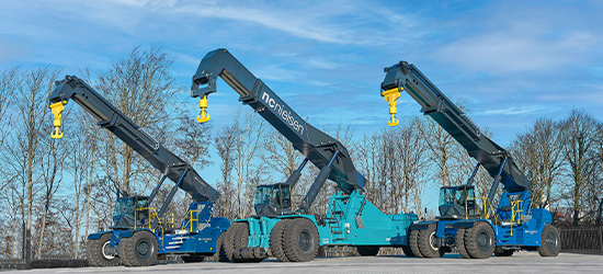 The World’s Largest Reach Stacker.