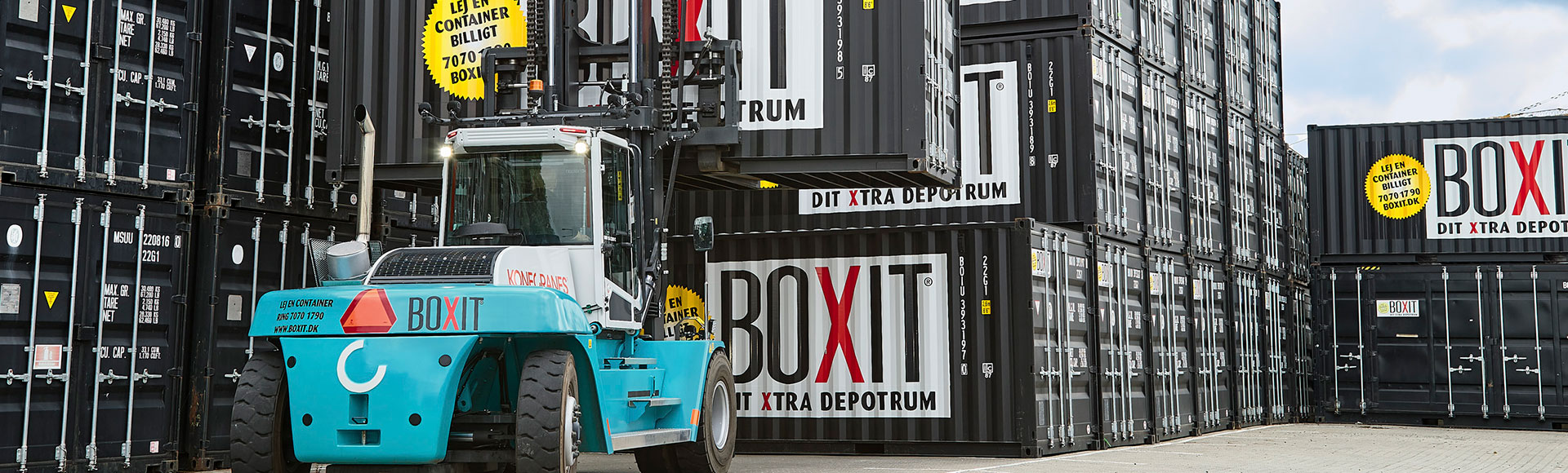 Konecranes grabs containers at BOXIT