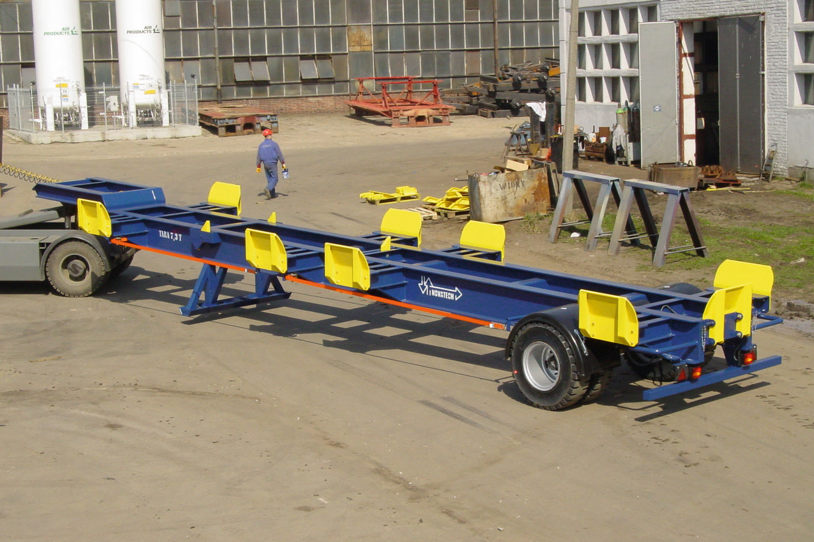 Container Chassis Transport of containers on terminals