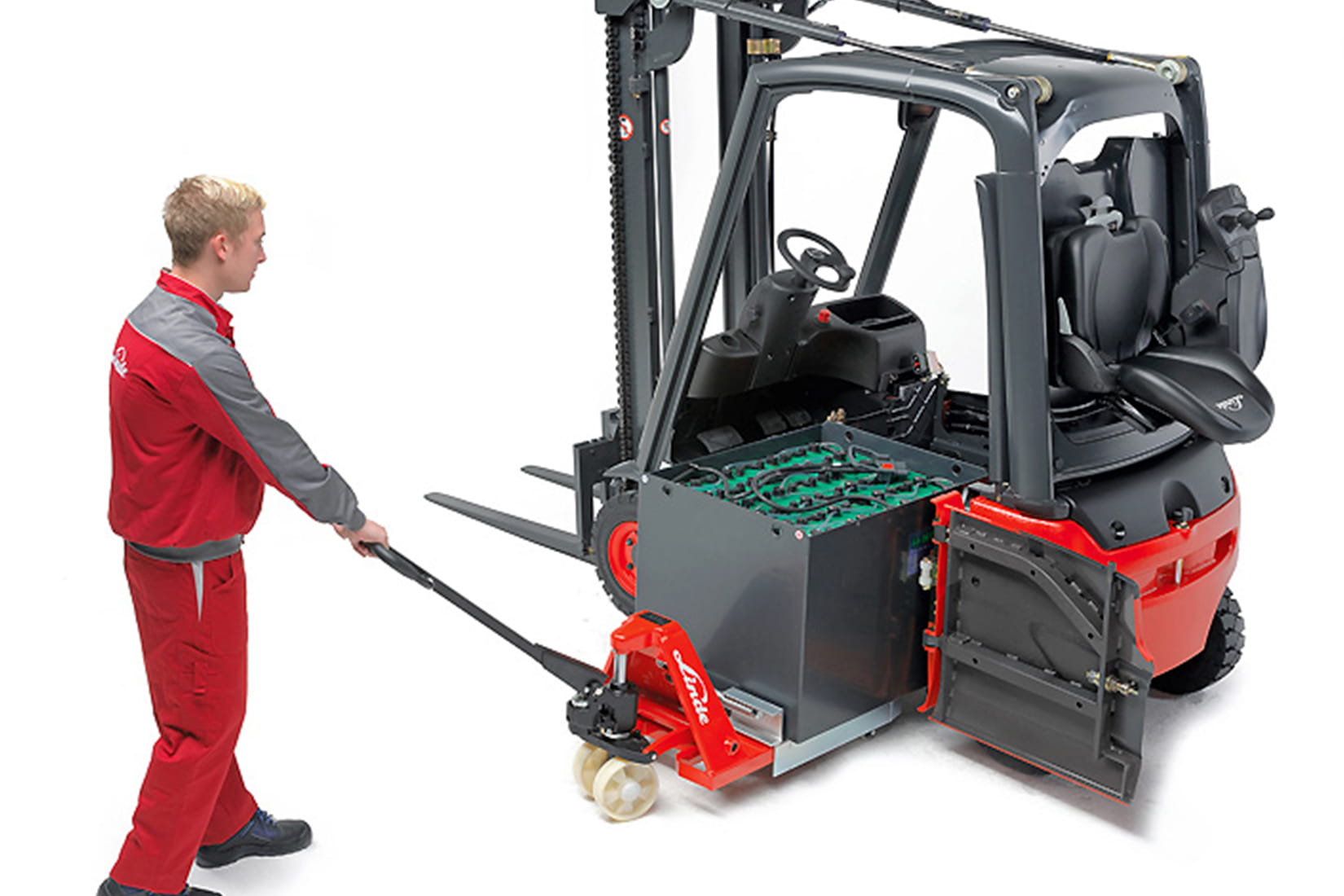 Pallet trucks and forklifts